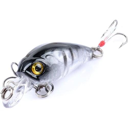 Fishing Bait Abs Lure Bait Mini Bionic Bait 4.5cm/4g Crystal Hook Fake Bait Hard Bait ABS Fishing Lure Outdoor Sport Accessories