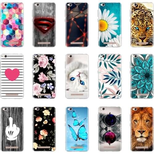 Silicone case for xiaomi redmi 4a cases full protection soft tpu back cover on redmi 4 a bumper hongmi 4a phone shell bag coque