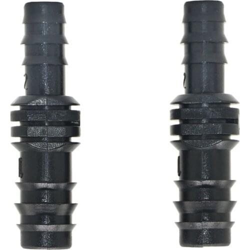Garden Hose connector 1/2" to 3/8" reducing barb Connector 16 mm to 8/11 mm 9/12 mm 2 way straight barb hose repair 6pcs