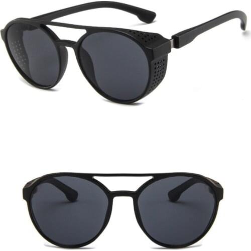 Classic Punk Sunglasses Men Brand Designer Sunglasses Men Vintage Sun Glasses for Men Punk Oculos De Sol Gafas UV400