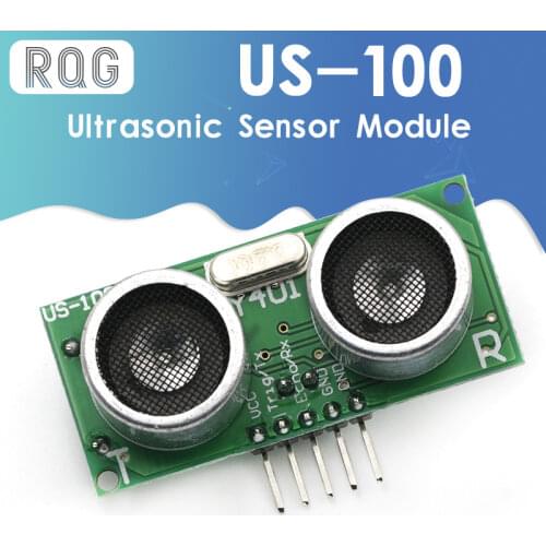 US-100 Ultrasonic Sensor Module DC 2.4V - 5V With Temperature Compensation Range Distance 450cm For Arduino