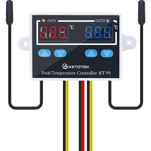 Digital Thermostat for Incubator 12V 24V 110V 220V Temperature Controller Regulator Control Switch Thermoregulator 10A 220VAC