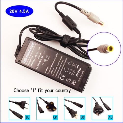 20V 4.5A Laptop PC Ac Adapter Battery Charger for IBM/Lenovo/Thinkpad Edge E325 E330 E420 E425 E430 E435 E520 E220 E220s E420s
