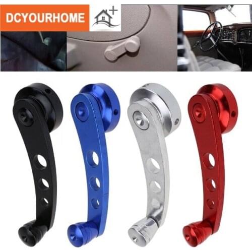 1set Hand crank window rocker rocker car window rocker handle modified universal aluminum alloy window handle