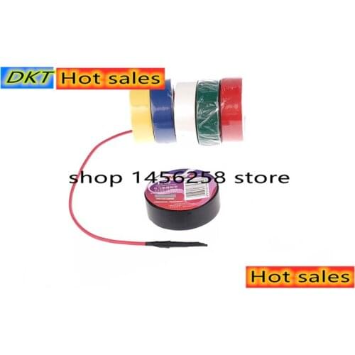 1 stücke Hohe Spannung 3M Vinyl Elektrische 5 Farben Band 1500 # Leaded PVC Elektrische Isolierung Band 18mm * 10m * 0,13mm