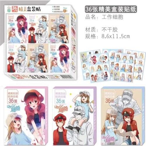 10 boxes/lot cell at work magic 3d wall boxed stickers toy Work cell gift