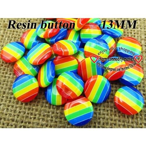 25PCS colour stripe Dyed RESIN buttons 13MM coat boots sewing clothes accessories R-174-6