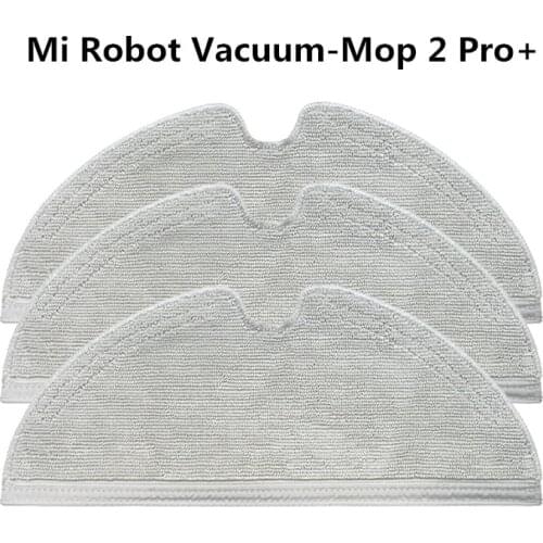 3PCS Sweeping Washable Accessories Mop rag wipes For Xiaomi Mi Robot Vacuum-Mop 2 Pro+STYTJ02ZHM Robot Vacuum Cleaner Parts Kits