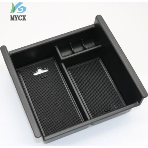 Auto Accessories Armrest Box Storage Car Organizer Case ABS Stowing Tidying Trunk For TOYOTA 4Runner 2010-2018