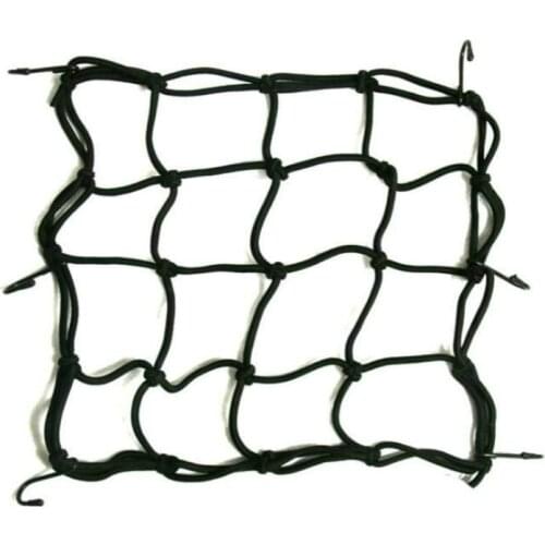 Motorcycle Luggage Net Bike 6 Hooks Hold down Fuel Tank Luggage Mesh Web Bungee Black Motorcycle Bike 6 Hooks Tank Car styling