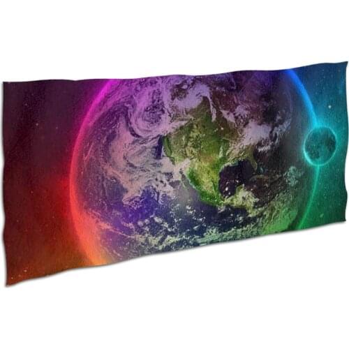 Earth Moon printing fast drying magic bath towel Spa bathrobe laundry laundry towel towel sexy Micro Foam beach towel