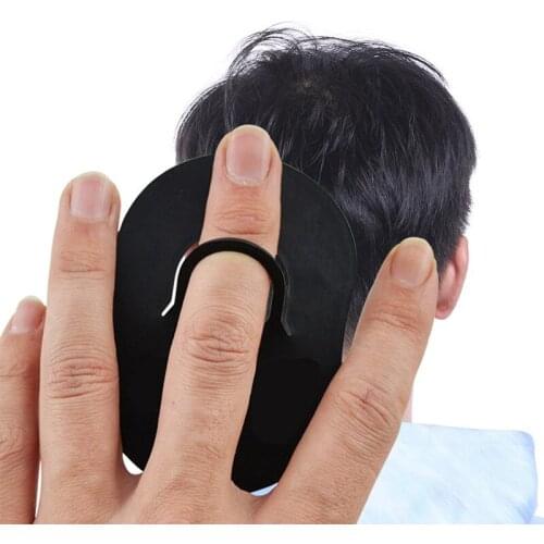 Black Plastic Fingers Black Small Round Comb Pro Salon Barber Hairdressing Shampoo Brush Reduce Hair Loss Hair Care Tool
