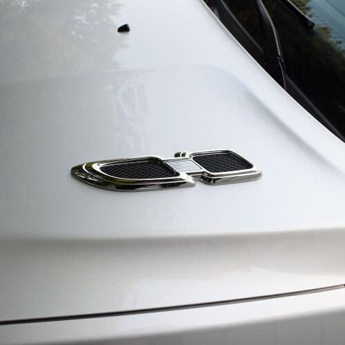 Color My Life Car 3D Air Vent Flow Fender Engine Cover Stickers for Renault Koleos Kadjar Samsung QM6 Duster Megane 2 Logan Clio