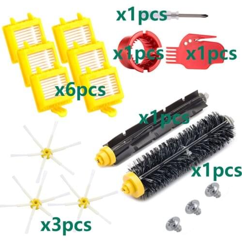 HEPA Filter Main Side Brush for iRobot Roomba 760 761 770 772 774 775 776 780 782 785 786 790 Robot Vacuum Cleaner Accessories