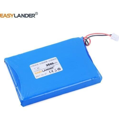 7.4V 3500mAh Rechargeable Li polymer Li ion battery For satlink WS-6902 WS-6905 WS-6918 WS-6922 WS-6925 WS-6926 WS-6939 ws6909