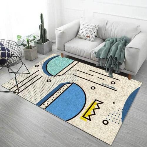 Nordic living room carpet Home coffee table carpet Minimal living room room decoration bedroom decoration