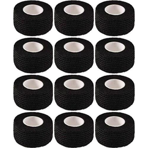 Tattoo Grip Bandage Cover Wraps Tapes Black Non Woven Waterproof Self Adhesive Finger Wrist Protection Tattoo Accessories