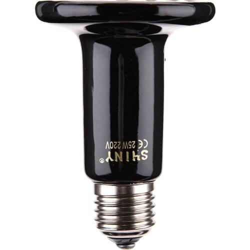 Pet Brooder Chicken Reptile Lamp Cultured Ceramic Heating Lamp Heating Light Nonlight Heating Lamp Diameter 7cm 25W 50W 75W 100W