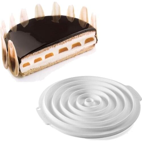 Silicone Mold Cake Decorating tools Insert Decor Round Shape For Baking Dessert Ice Creams Mousse Chocolate Mould