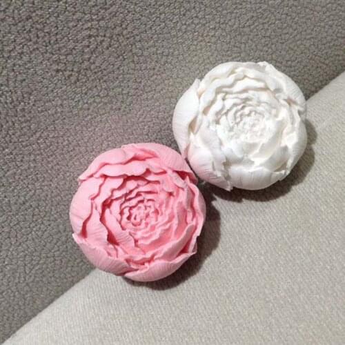 Rose Flower Silicone mold Gypsum Silicone mold DIY Candle Mold Car pendant plaster mold