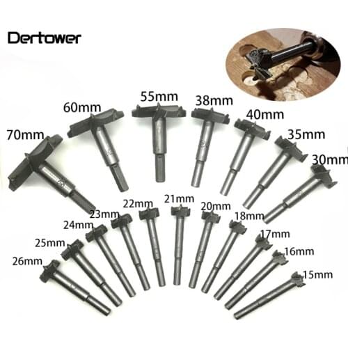 Forstner Wood Drill Bit Self Centering Hole Saw Cutter Woodworking Tools Set 15mm,20mm,25mm,30mm,35mm Hinge Forstner Bits DT2