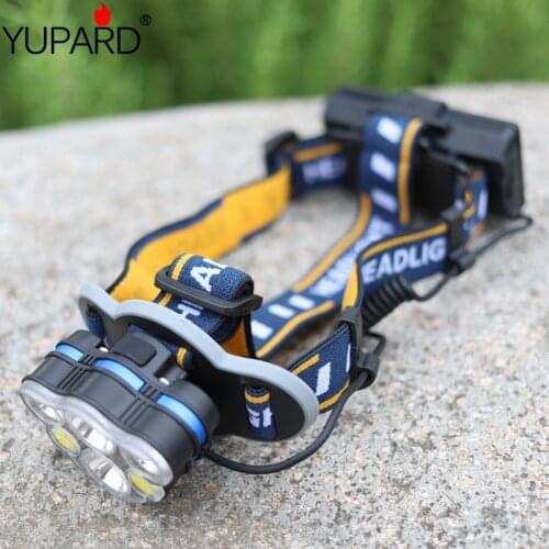 T6LED glare super bright Q5 long-range head-mounted headlamp camping waterproof hiking USB charging outdoor miners lamp COB