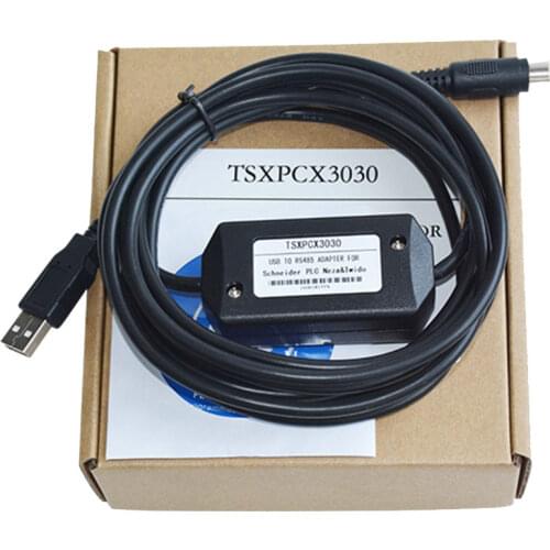 Smart TSXPCX3030-C TSXPCX3030 Programming Cable for TWIDO/NEZA Modicon TSX PLC,USB 2.0, Support WIN7/8