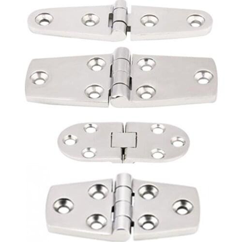 4 Sizes Marine Boat Cabin Door Stainless Steel Hatch Flush Door Hinge Replacement 66 * 30mm 76 * 38mm 103 * 27mm 102 * 38mm