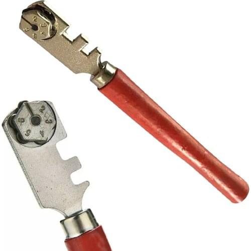 1pcs 130mm Professional Portable Diamond Tipped Glass Tile Cutter Window Craft For Hand Tool