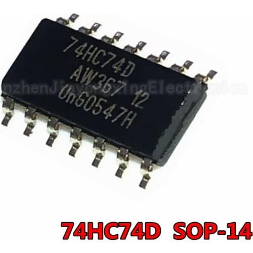 10PCS 74HC74D SOP14 74HC74 SOP SN74HC74DR SOP-14 SN74HC74 SMD new and original IC