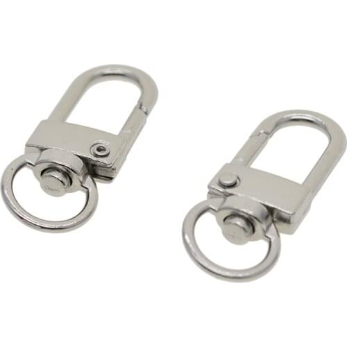 10x Lobster Clasps Swivel Trigger Clips Snap Hooks Key Ring Charms Findings