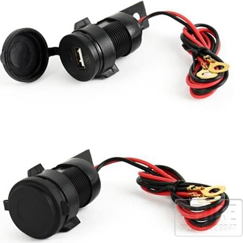 12V Waterproof motorcycle motorcross handlebar charger mobilephone motorbike USB charger Power Adapter
