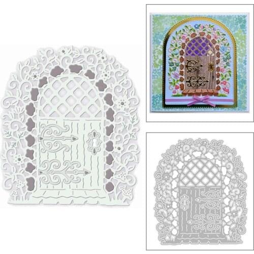 2020 New Christmas Door Metal Cutting Dies Iris Flower and Leaves Die Scrapbooking For Crafts Greeting Card Making No Stamps Set