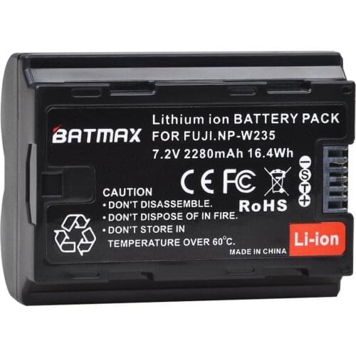 1Pc 2280mAh NP-W235 NP W235 Battery Akkus for Fujifilm Fuji X-T4, X-T4 Mirrorless Digital Camera