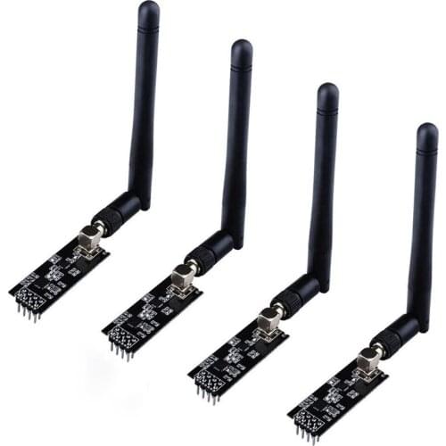 4pcs/lot 2.4G NRF24L01+PA+LNA Wireless Module with Antenna 1000 Meters Long Distance Suitable For Arduino