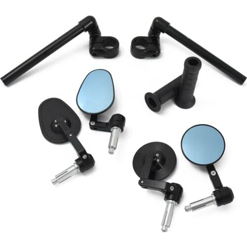 Motorcycle Accessories GV300S Modified Separate Direction Handle Mirror Handle Rubber Handle Cover Aluminum Alloy