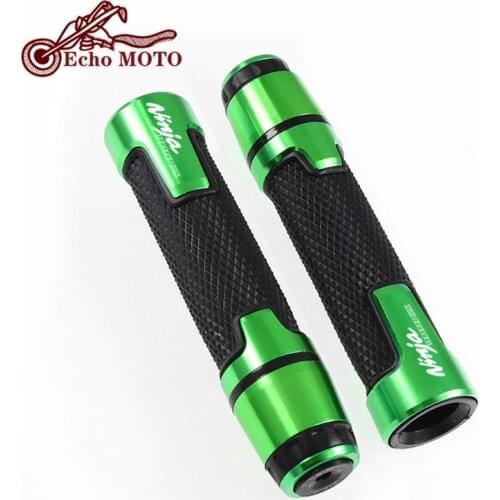 For KAWASAKI NINJA1000SX 2020-2021 high quality Motorcycle 7/8"22mm Aluminum Rubber Handlebar Grips Ends Caps Hand Bar Plugs