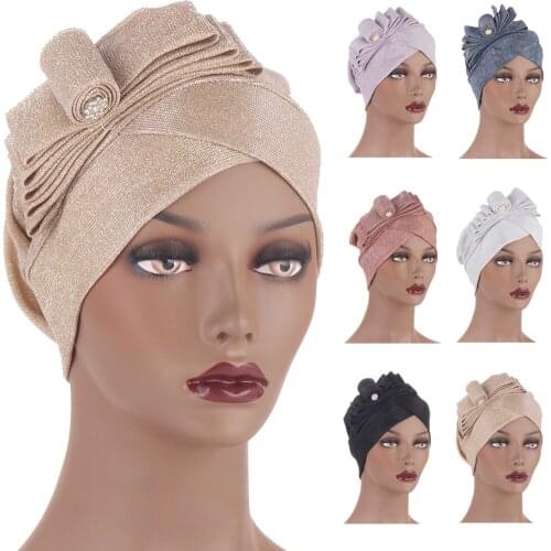 Bowknot Solid Stretch Muslim Hijab Women Islamic Jersey Turban Hat Cancer Chemo Cap Head Wrap Beanie Scarf Hair Loss Cap Fashion