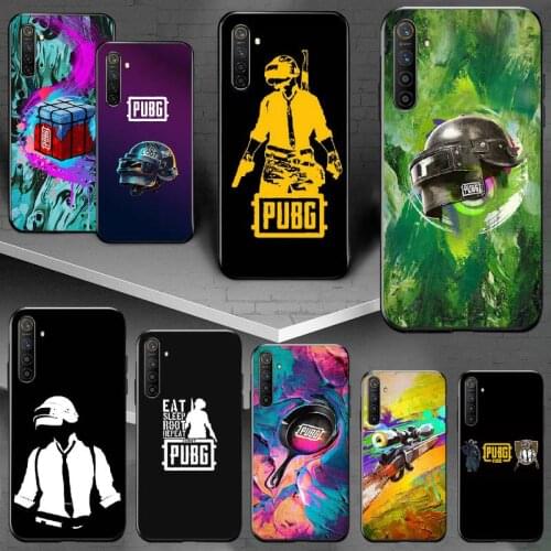 PENGHUWAN PUBG Airdrop 98K Black Soft Shell Phone Case Capa For OPPO Realme 5 3 2 Pro F7 F9 F11 F3 RENO Cover