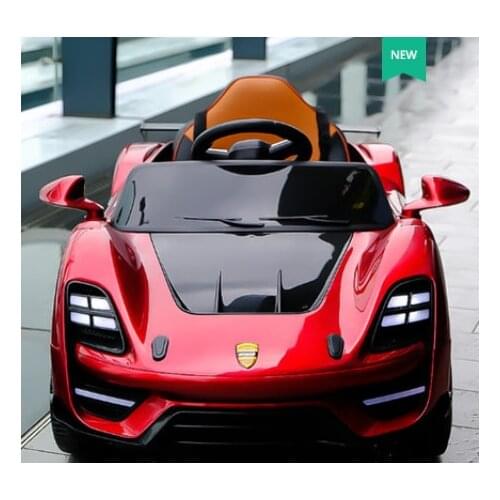 Childrens electric dual drive car kids four-wheel remote control can sit vehicle baby swing toy car