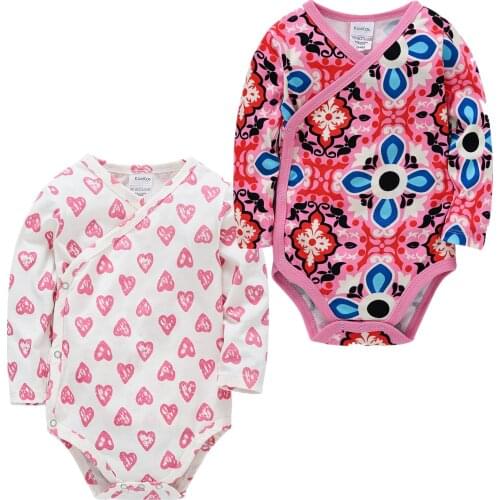 Bebe Fille Newborn Bodysuit Baby Babies Bebes Clothes Long Sleeve Cotton Cartoon Infant Clothing 2 3 4pcs 0-12 Months