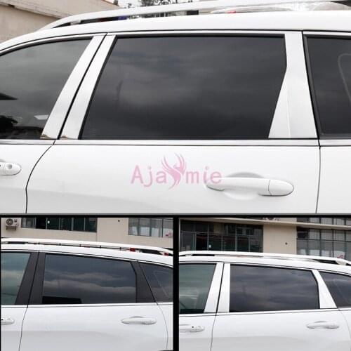 For Jeep Cherokee 2014 2015 2016 2017 2018 Stainless Steel Window moulding Trim Protector Panel Car Styling Accessories