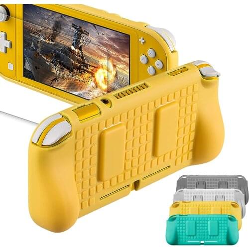 For Nintendo Switch Lite Mini Case Protective Soft Silicone Hand Grip Skin Shell Cover Handle Holder Game card TPU Protective