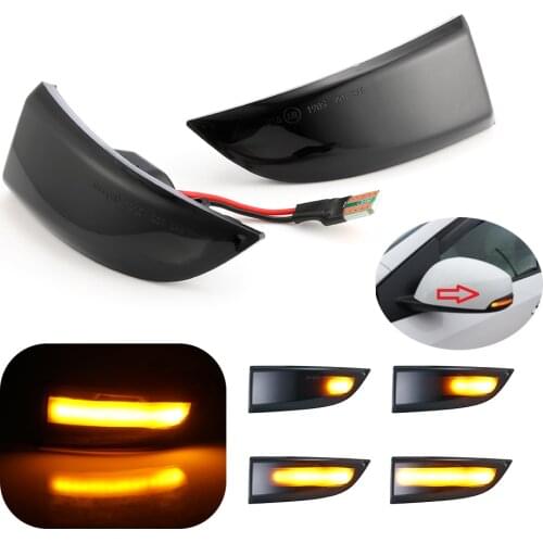 For Renault Megane MK3 LED Side Wing Rearview Mirror Indicator Blinker Light Dynamic Sequential Flashing Turn Signal Lights