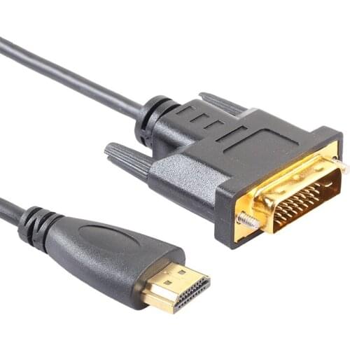 HDMI to DVI Cable DVI to HDMI Male 24+1 DVI-D Male Adapter Gold Plated 1080P for HDTV DVD Projector PlayStation 4 PS4/3 TV BOX