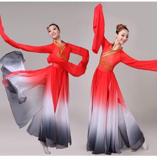 Costume Hanfu hmong classical costume female sleeves fairy dance costumes sleeves dance costume for woman
