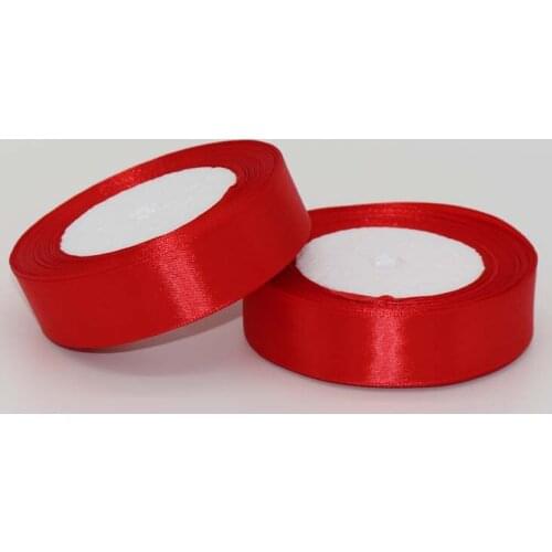 Red Silk Satin Ribbon Gift Packing Decoration Wedding Party Decoration Gift Wrapping Christmas Apparel Sewing & Fabric Gift