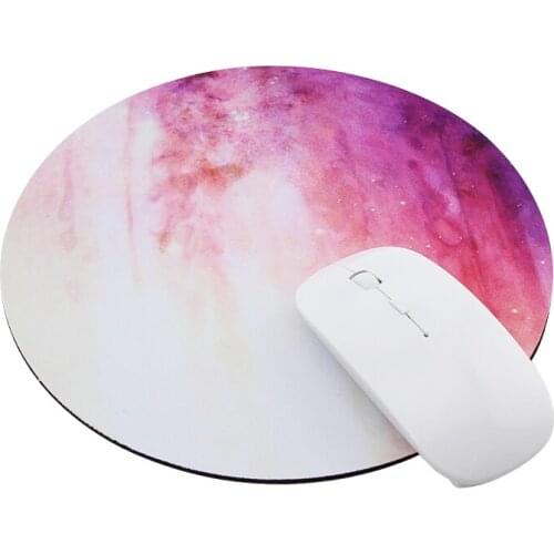 Round Rubber Mouse Pad Planet Series Jupiter/Mars/Mercury/Moon Pattern Mousepad Decoration Antislip Kids Deraction For Kid Gift