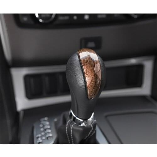 Gear Lever Stall Head Cover Trim for Nissan Patrol 2017+ Car Accessories Car Sticker Interior Decoration Protector Brand New