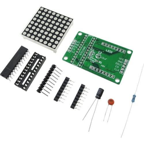 1PCS DIY kit MAX7219 dot matrix module Display module MCU control module Special promotions